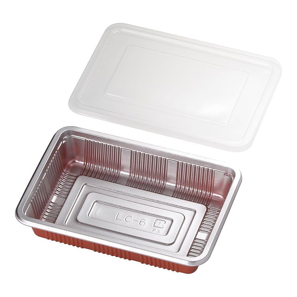 Amazon.co.jp: 弁当容器 透明蓋付(100セット入) LC-6/62-6653-36